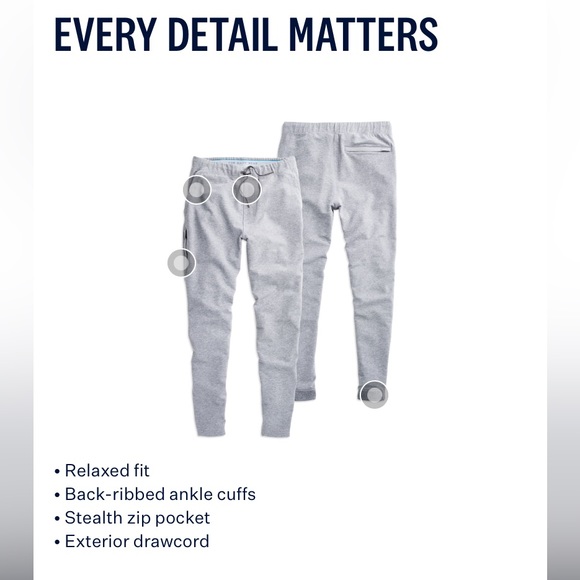 Mack Weldon Ace Joggers Sweatpants Athletic Pants - Picture 11 of 12